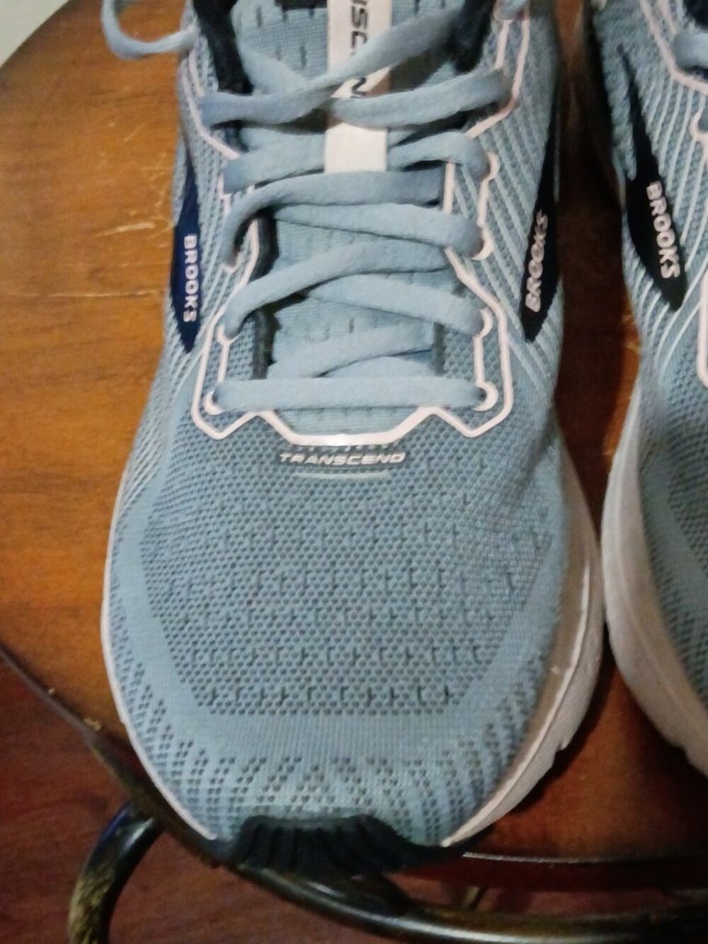 Brooks Womens Transcend 7 1203191B074 Gray Pink Running Shoes Sneakers Size 8 B - Picture 7 of 14
